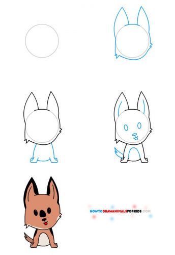 собака как нарисовать5